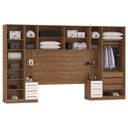 Quarto de Casal Irlanda Composição 8 Amêndola Branco – Demartêz - 2