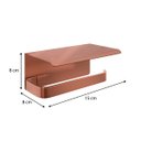 Ver imagem 3 de Kit Acessórios para Banheiro Rose 6 Peças C/ Suporte Celular