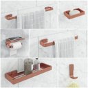 Ver imagem 1 de Kit Acessórios para Banheiro Rose 6 Peças C/ Suporte Celular