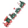 Decoração Locomotiva Trem Verde Enfeite Natal Madeira 19cm - 3