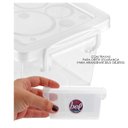 Ver imagem 2 de Mini Caixa Organizadora Pequena com Trava 400 ml Cristal