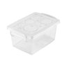 Mini Caixa Organizadora Pequena com Trava 400 ml Cristal - 1
