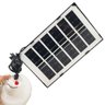 Lampada Luminaria Placa Solar Suspensa Portatil Acampamento Camping Pesca Multiuso Resistente Luz Le - 3