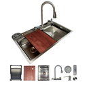Ver imagem 1 de Cuba Pia Inox Completa Cozinha Gourmet Premium Pdv Nano Coat