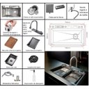 Ver imagem 5 de Cuba Pia Inox Completa Cozinha Gourmet Premium Pdv Nano Coat