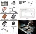 Ver imagem 5 de Cuba Pia Inox Completa Cozinha Gourmet Premium Pdv Nano Coat