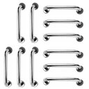 Ver imagem 1 de Barra de Apoio Barra Inox 40cm Kit 11 Unidades Acessibilidade Cadeirante Idoso Deficiente Banheiro B
