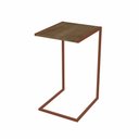 Ver imagem 6 de Mesa Lateral Estilo Industrial 35x40cm 27820 Steel Quadra Artesano - Hanover/preto