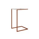 Ver mais imagens de Mesa Lateral Estilo Industrial 35x40cm 27820 Steel Quadra Artesano - Hanover/preto