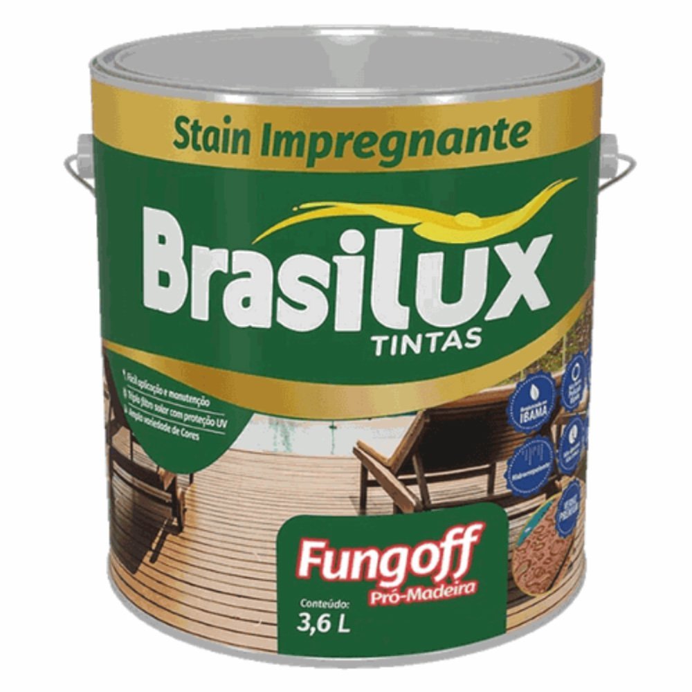 Verniz Fungoff mogno Brasilux 3,6L