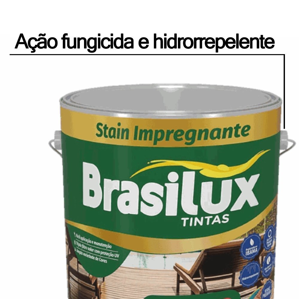 Verniz Fungoff mogno Brasilux 3,6L - 5