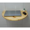 Mesa Prateleira Meia Lua Parede Dobrável Retrátil Articulada - 1