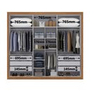 Ver imagem 5 de Guarda-Roupa Casal 6 Portas 6 Gavetas Alpes