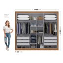 Ver imagem 4 de Guarda-Roupa Casal 6 Portas 6 Gavetas Alpes