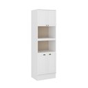 Ver imagem 2 de Torre Quente Milla 2 Fornos Branco Mdf Carraro Área Gourmet