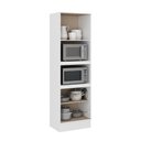 Ver imagem 4 de Torre Quente Milla 2 Fornos Branco Mdf Carraro Área Gourmet