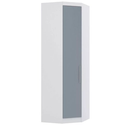 Guarda-roupa Canto Oblíquo Modulado 1 Porta Alpes Luciane