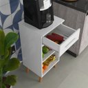 Ver imagem 3 de Balcao para Cozinha Aramario Fruteira com Gaveta Multiuso:branco
