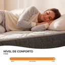 Ver imagem 6 de Cama Box Solteiro King Cinza + Colchão Espuma D33 Ortopédico Zidi San Francisco 96x203x54cm