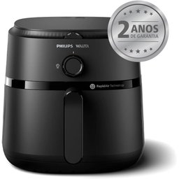 Fritadeira Airfryer Série 1000 Xl, Philips Walita, 6,2 Litros, Tecnologia Rapidair, Preta, 2 Anos de - 2