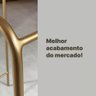 Carrinho Bar Adega Moscato com 2 Prateleiras Metal Preto com Madeira Laminada - 6