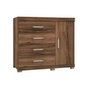 Ver imagem 7 de Cômoda de Quarto Havana 1.4 Plus c/ 1 Porta e 4 Gavetas c/ Pés Atacama - Santos Andirá