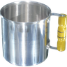 Caneco Leiteira Polido com Cabo de Madeira N°16. 3,0 Litros - 1
