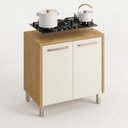 Ver imagem 1 de Balcão de Cozinha Moderno Dafne para Cooktop em 100% MDF