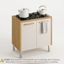 Ver imagem 4 de Balcão de Cozinha Moderno Dafne para Cooktop em 100% MDF