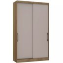 Ver imagem 1 de Guarda-roupa Modulado 134,5cm 2 Portas de Correr 3 Gavetas Paris Luciane