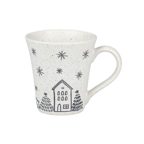 Caneca em Cerâmica Unni Vilarejo de Natal 330ml Oxford