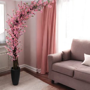 Árvore Grande 2 Metros Flores Cerejeiras Tronco Real