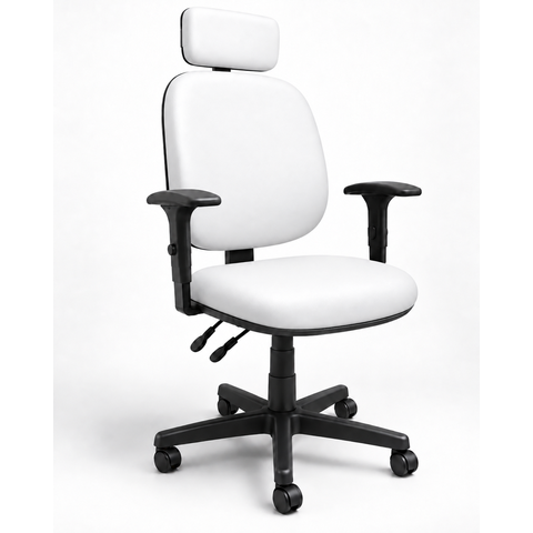 Cadeira Escritório Ergonômica NR17 Atendimento Clinica Executiva Diretor Regulável Giratória