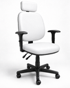 Ver imagem 1 de Cadeira Escritório Ergonômica NR17 Atendimento Clinica Executiva Diretor Regulável Giratória