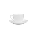 Ver imagem 3 de Xícara de Chá de Porcelana com Pires Clean 220ml - Lyor