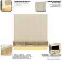 Ver mais imagens de Estante para TV e Home Theater até 84 Polegadas com LED 100% MDF 222,5CMX250CM LED Realce Native