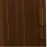 Porta Sanfonada de PVC 115x210cm Zapinplast - Marrom - 5