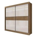 Ver imagem 1 de Guarda Roupa Cancun Ripado Ypê Off White Ddoro