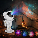Ver imagem 2 de Abajur Luminária Astronauta Projetor Galáxia Led Rgbw