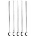 Ver imagem 1 de 5 Colheres Bailarina Inox para Drinks Gin Coquetel Suco Longa Barman 30cm Mexer Simonaggio