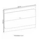 Ver imagem 4 de Painel para TV Até 86 Polegadas Seleto Pinho/Off White - Artely Móveis