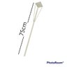 Kit 3 Hairpin Legs para Mesa Industrial Hairpin Legs 75cm Branco Medcombo - 4