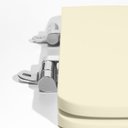 Ver imagem 4 de Assento Sanitário Poliéster para Louça Life (celite) Slow Close Cromado (reb. Oculto) Pergamon