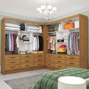 Ver imagem 1 de Closet Casal Duplo Sevilha Premium 18 Gavetas Carioca Móveis