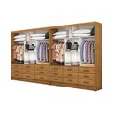Ver imagem 3 de Closet Casal Duplo Sevilha Premium 18 Gavetas Carioca Móveis