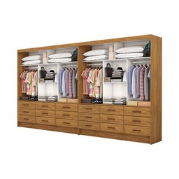 Closet Casal Duplo Sevilha Premium 18 Gavetas Carioca Móveis - 3