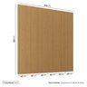 Painel para Tv até 86 Polegadas 240x250cm Liso Aruá CabeCasa MadeiraOriginals - 4