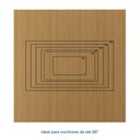 Ver imagem 6 de Painel Liso para TV até 86 Polegadas Planejado 240x250cm Aruá CabeCasa MadeiraOriginals Marrom Jatobá