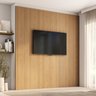 Painel para Tv até 86 Polegadas 240x250cm Liso Aruá CabeCasa MadeiraOriginals - 2