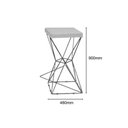 Ver imagem 2 de Kit Com 4 Bistro Agata Dourado Preto - Fdecor